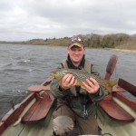 Lough Sheelin – Gary McKiernan with his 3 ½ lb trout caught on April 23rd