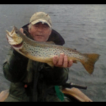 Lough Sheelin – Martin O'Conner with his 8.5 – 9lb trout