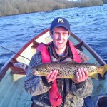 Paul Lunny, Cavan with his beautiful 4 ½ lb trout caught on Sunday April 21st using a Peter Ross Dabbler