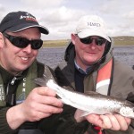 Michael Patton and Johnny Reddin with Erne Estuary Sea Trout