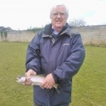 Jim Lawless with a nice little Rainbow caught on the Sheet of Water last Friday.