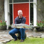 Paul Shalvey with his 11lbs 5.5oz salmon