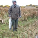 George Matier With His 15lbs Fish From The Wash Stones On Prawn Yesterday.