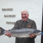 Ken Whiteshouse With His 11lbs Fish On A Size 11 Coolraw Killer From The Blackwater On Thursday.