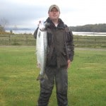 Michael Mc Evoy With His 11lbs Fish From The Mill Pool This Morning.