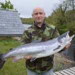 Paddy O’ Malley With His 13lbs Fish From The Mill Pool Last Monday.