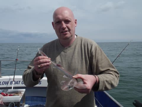 Geoff didnt mind getting this small one last Saturday after his 6lb Hound earlier.