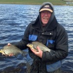 Albert with a few Hybrids from his catch.