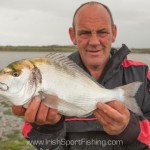 Joe Byrne (Courtown Harbour Angling Centre) with a specimen 3.3lb Gilthead Bream