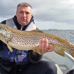 John Paul Breakers 12lb 3oz trout Corrib May 2013