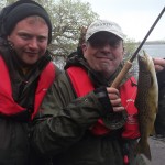 Adam and Alan Felstead at Lough Mask