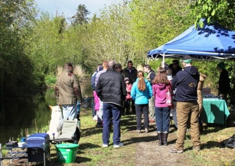 A Section of the Crowd at Today's event on the Boyne Canal at Oldbridge