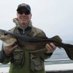 Steven Anderson with pollack from Donegal bay