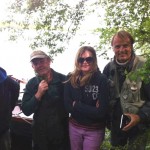 Sheelin – Having a fishing break – anglers and ghillies – Gene Brady, Ned Clinton, Orla Rudden and Geert Verdonk from Holland, Saturday May 25th