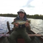 Sheelin – Thomas Lynch with his 3 ¼ lb trout caught on an olive pattern