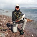 Matteo with one of his many bass caught during his trip