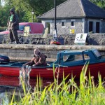 02 Noel Dempsey (boat) and Noel Dempsey on the bank.