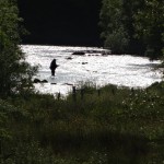 Fishing Corry In Bright Sunshine During The Week.