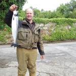 Billy Gilbert With One Of His Fish From The Mill Pool On Saturday.