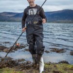 Dave Roe with a nice Co. Kerry bass caught in flat calm conditions.