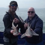 Rusty Hooks members Thomas Mc Eleron and Paul Darcy show off a double shot of Hounds