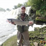Sean Carty with his Ballisadare fly caught fish