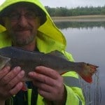 Kazimierz Wojtczak with a Large Perch