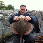 Beara fishing – Specimen spotted ray July 2013