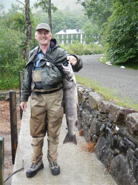 Bob Hadden was the first on the mark with a fine fish of 11lbs4ozs on a beaded Claret Daddy.