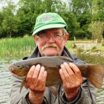 Joop from Holland with one of many Tench that week