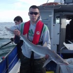 John Barry with his  3.5Kg Hound