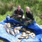 Best friends Ian and Ralph with more Bream and Tench to add to their tally for the week.