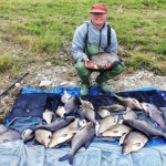Ralph Penfold with part of his Bream Catch.