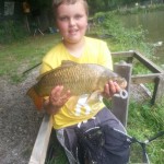 Aaron Cogley with a nice carp