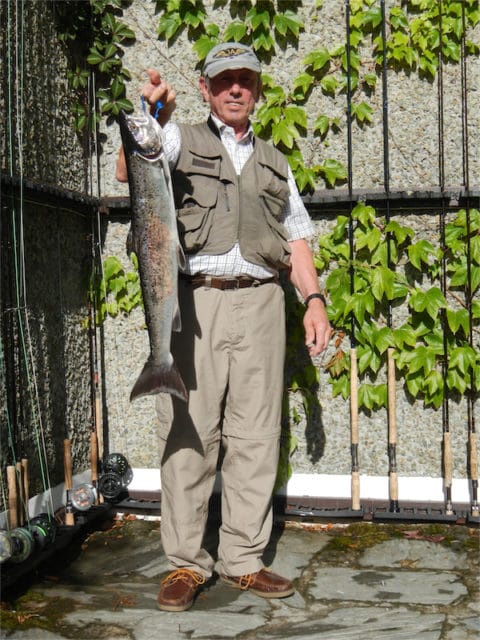  Steve Pattenden managed to land his first ever salmon on an Allie of 6lbs4ozs