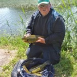 Nigel Butler with his catch