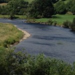 This was the Blackwater below the Lodge yesterday (17th). The Ballyduff gauge on 0.30m!