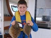Luke with Plaice and nice Dab