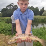 Darren Redmond with a super brownie from the Rye Water