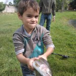 Proud as punch – 5 year old Yali with his 1st ever fish!