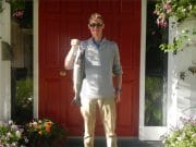 Salmon play 'Catch me if you can' at Delphi Freddie Jago