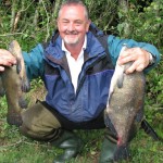 Dave with a Bream and Tench from his catch