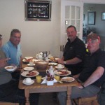 Jan's lowest weight the previous day earns him the Hat to wear at Breakfast the following morning