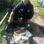Niall Purcell winner of the open with 121.3lbs