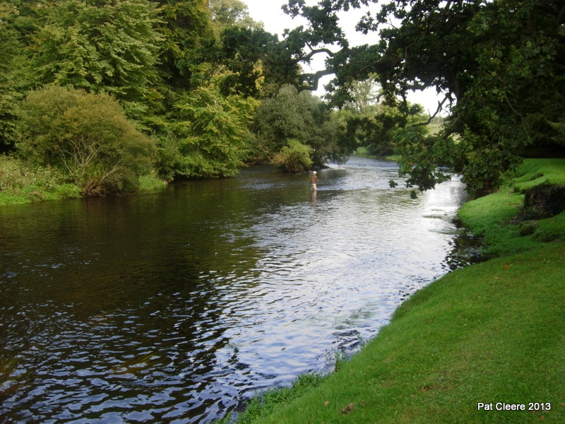 Fishing at Clane on the River Liffey