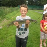 Daniel with a little pike