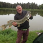 Robbie from Dublin with 14lb pike at Templemore