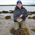 John Sheehan with flounder