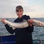 Agnes landed a fine Tope in an evening session