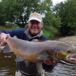 Clonanav – Don Fraser with salmon on the Munster Blackwater